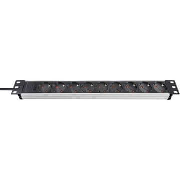 Brennenstuhl Brennenstuhl 19" Premium Alu-Line razdelilna letev, 9 vtičnic, 2m