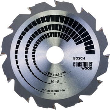 Bosch List krožne žage Bosch 2608640633, 30.5 cm, 1 kos