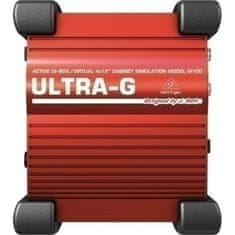 Behringer Behringer GI100 Direct Box, črna/rdeča