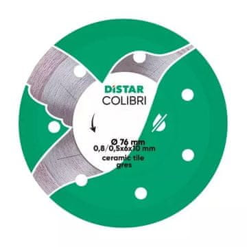 DISTAR DISTAR COLIBRI Diamond rezalna plošča 75 x 0.8 x 6 x 10H
