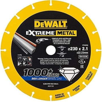 DeWalt Rezna plošča za kotni brusilnik DeWALT DT40255-QZ, 23 cm