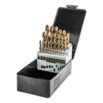 slomart NOL HSS-TiN svedri za kovino 1.0-13.0 mm, komplet 25 kosov