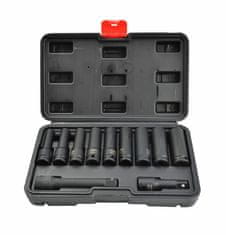 awtools AWTOOLS AW38688BL Udarni nasadni ključi 1/2", 11 kosov, dolgi, črni