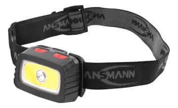Ansmann Naglavna LED svetilka Ansmann HD200B, siva/črna