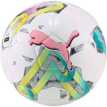 Puma Nogometna žoga Puma Orbita 4 HYB FIFA Basic, bela-zelena-roza