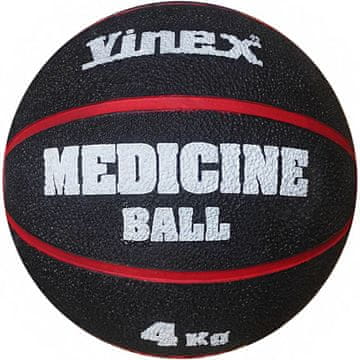 SMJ Medicinska žoga SMJ VMB-L004R, 4 kg, črna/rdeča