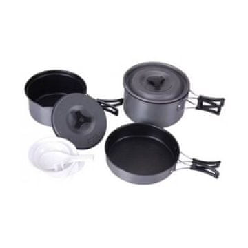 slomart FEP FMC-201 FIRE-MAPLE set posode (Aluminij, Črna)