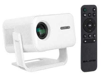 Blow BLOW MaxView prenosni projektor FullHD Android TV, bel