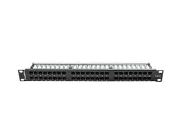 Lanberg LAE PPU6-1048-B Patch panel, 48 vrat, 1U, črn