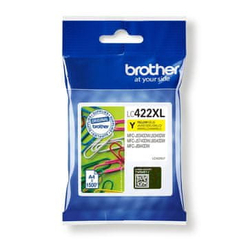 Original Originalna tinta Brother LC-422XLY, rumena, 1 kos