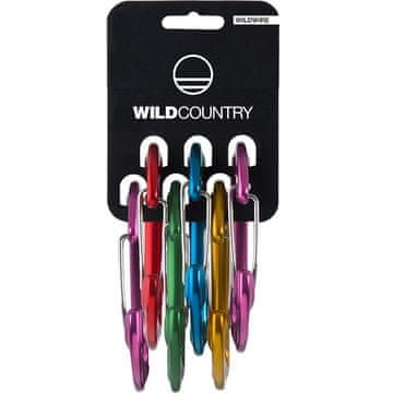 Wild Wild Country 40-0000000016-0999-1 plezalna vponka D-oblika, večbarvna, komplet 6 kosov