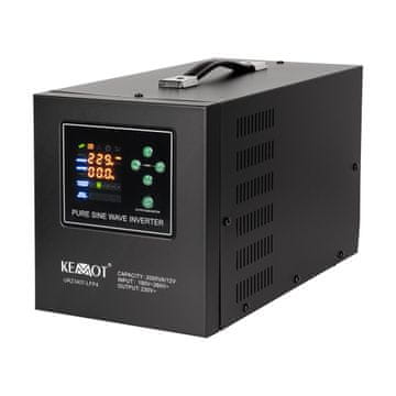 slomart KEMOT PROsinus-2000 napajalnik z baterijo, 12V/230V, 2000VA/1200W