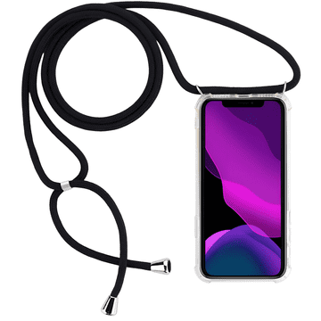 Nikcorp Zaščitno etui Nikcorp Samsung Galaxy J4 Plus, prozoren TPU silikonski ovitek z nastavljivim trakom za nošenje okoli vratu ali čez ramo, izrezi za kamero in gumbe, stabilna pritrditev