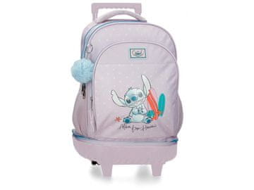 Joummabags Šolski nahrbtnik na kolesih Lilo & Stitch From Hawaii – snemljiv, 2 kolesa, 3312941