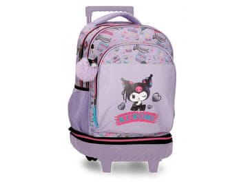 Joummabags Šolski nahrbtnik na kolesih Kuromi Retropop – snemljiv, 2 kolesa, 3462941