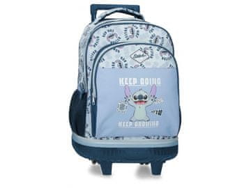 Joummabags Šolski nahrbtnik na kolesih Lilo & Stitch Keep Going – snemljiv, 2 kolesa, 4362911