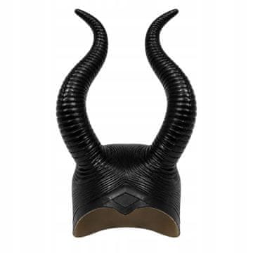 Korbi Lateksna maska Maleficent z rogovi