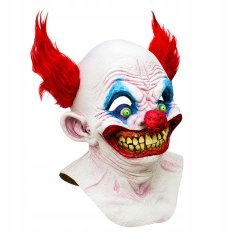 Korbi Lateksna maska strašljivi klovn Halloween