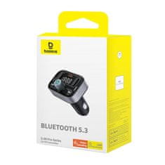 BASEUS FM-oddajnik Baseus S-09 Pro, Bluetooth (črn)
