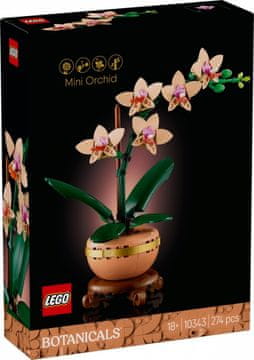 Botanical's LEGO Botanicals 10343 Mala orhideja, komplet za odrasle