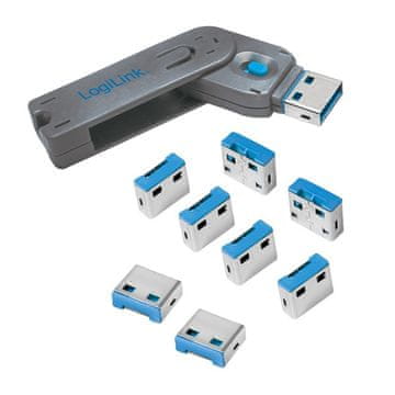 slomart LogiLink UA0173 USB 2.0 razdelilnik, 8 vrat, črn