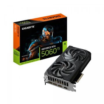 slomart GIGABYTE GeForce RTX 5060 Ti WINDFORCE OC 8G grafična kartica, 8GB GDDR7