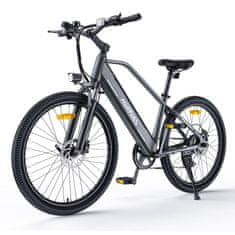 HILLMILES Električno kolo HillMiles MileTrail 1, 250 W, 36 V 13 Ah, 26", do 120 km, sivo