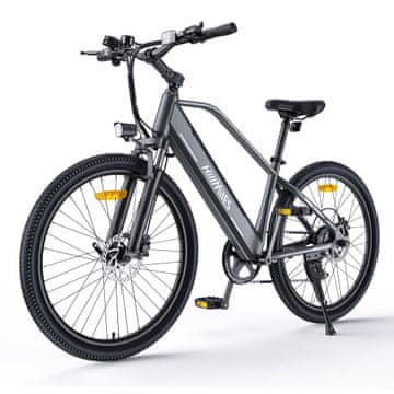 HILLMILES Električno kolo HillMiles MileTrail 1, 250 W, 36 V 13 Ah, 26", do 120 km, sivo