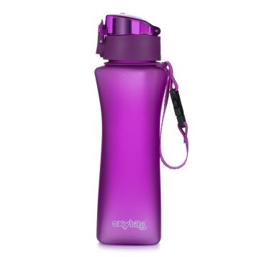 Oxybag OXY TWiST - steklenička za pitje 550 ml, mat vijolična