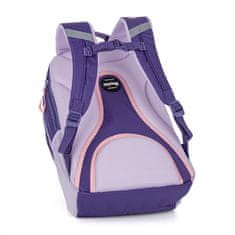Oxybag OXY SPORT - komplet 2 kosov: študentski nahrbtnik Half Violet, peresnica