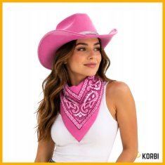 Korbi Roza kavbojska bandana Paisley, 55 × 55 cm