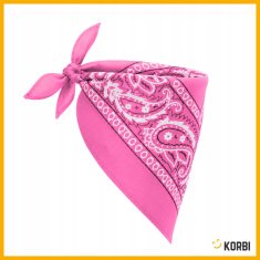 Korbi Roza kavbojska bandana Paisley, 55 × 55 cm