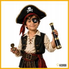 Korbi Piratski komplet: kompas, daljnogled in preveza