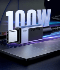 Ugreen polnilni kabel, USB-C na USB-C, 100 W, 3 m (45065)