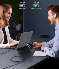 Ugreen polnilni kabel, USB-C na USB-C, 100 W, 3 m (45065)