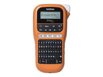 Brother P-Touch PT-E110VP (PTE110VPYJ1) prenosni tiskalnik nalepk