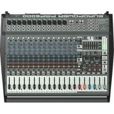 Behringer Behringer PMP6000 avdio mešalna miza, 20 kanalov, 10-200000 Hz, črna