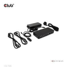 Club 3D Club3D CSV-1590 KVM stikalo/dock 4K60Hz za USB-C vhode