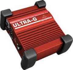 Behringer Behringer GI100 Direct Box, črna/rdeča