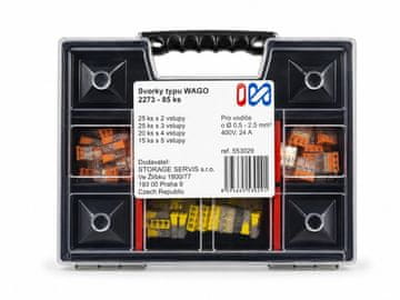 IN Set sponk IN tipa wago 2273 - 85kos (553029)