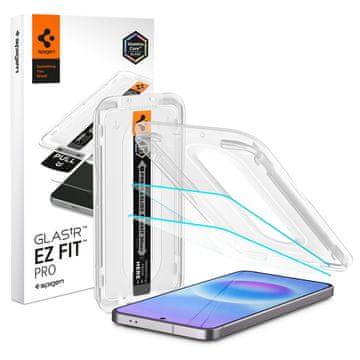 Spigen tR EZ Fit Pro zaščitno steklo za Galaxy A57 5G, 2 kosa