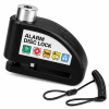 HOME & MARKER® Alarmna ključavnica za kolutne zavore, 110 dB, IPX6, za kolesa in motorna kolesa | ALERTOLOCK Črna