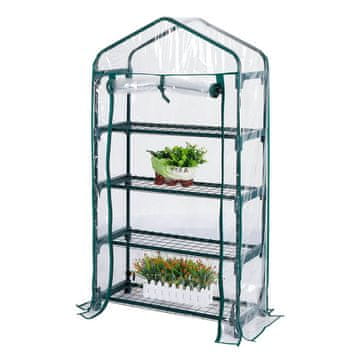 Folijski rastlinjak – Mini rastlinjak s policami 69 × 49 × 160 cm