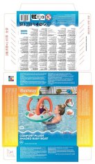 Bestway Napihljiv čoln z baldahinom