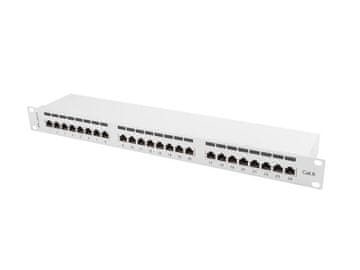 Lanberg Patch panel Lanberg 1U, sivi, 24 vrat