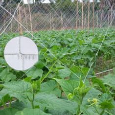 Oporná mreža za rastline 1,6 × 10 m – opora za plezalne rastline