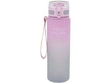 Astra Zdrava steklenica Aqua Pure Astra – 600 ml, roza-siva, 511025016