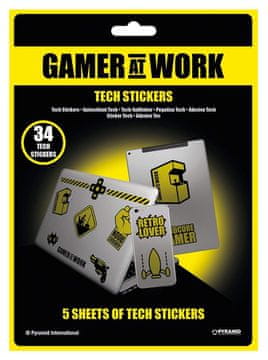 Pyramid GAMER AT WORK TECH NALEPKE