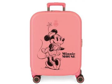 Joummabags Ročna prtljaga (small exp.) Minnie Mouse Happines Coral, 55 x 40 x 20 cm, 37 l, 3668622