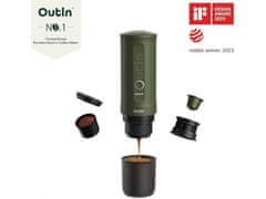 Outin Prenosni aparat za espresso Outin Nano – gozdno zelena barva